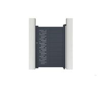 Casanoov Portillon 1m ARLBERG H.140cm aluminium gris