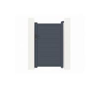 Portillon - Casanoov - EIGER - 1m H.161cm - Aluminium - Gris