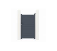 Portillon - Casanoov - EIGER - 1m H.176cm - Aluminium - Gris
