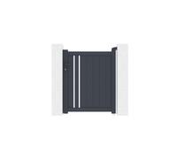 Casanoov Portillon 1m GIONA H.120cm aluminium gris