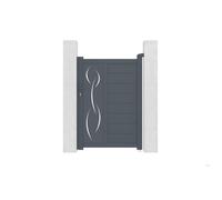 Portillon - Casanoov - LIFE - 1m H.145cm - Gris Anthracite - Aluminium