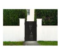 Casanoov Portillon acier 1m NALI VELETA H.160cm Noir mat