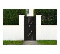 Casanoov Portillon acier 1m NALI VELETA H.200cm Noir mat