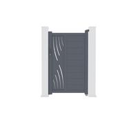 Casanoov Portillon 1m VELETA H.160cm aluminium gris