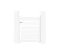Portillon - Casanoov - VOGEL - 1m H.125cm - Blanc - Aluminium