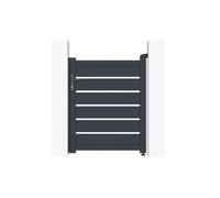 Portillon - Casanoov - VOGEL - 1m H.125cm - Gris - Aluminium