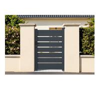 Portillon - Casanoov - VOGEL - 1m H.143cm - Gris - Aluminium