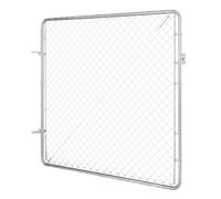 Portillon De Clôture À Mailles Losangées Réglable-Duoku-178 X 183 Cm-Construction En Acier Galvanisé Durable Multicolore