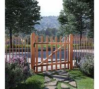 Portillon de Clôture Bois de Noisetier Imprégné 100x90 cm Porte Jardin vidaXL