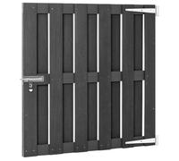 PORTILLON de Clôture Gris - Sarazyj® Portillon WPC - 100x100 cm Gris - J6797288