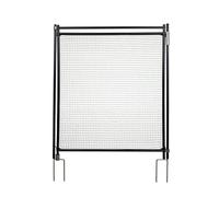 Portillon de clôture horizont 110-125 cm sans électricité - porte de clôture de jardin pour filets, idéal camping, jardin et enclos
