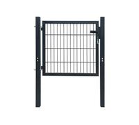 Portillon de Jardin 2D (Simple) Acier Vert 106x210 cm Porte de Clôture vidaXL