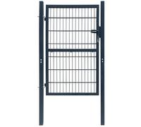 vidaXL Portillon 2D (simple) Gris anthracite 106x190 cm