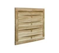vidaXL Portillon de jardin 100 x 75 cm Bois de pin imprégné Vert