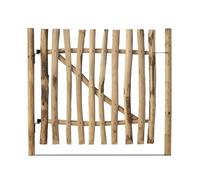 Portillon de Jardin Bois ganivelle Porte de Jardin pour clôture Bois 1m x H 1m
