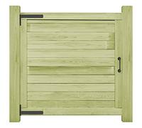 Portillon de Jardin, Portail de Jardin Porte de Clôture Bois de pin imprégné 100x100 cm
