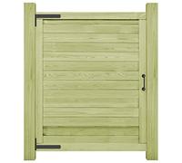 Portillon de Jardin, Portail de Jardin Porte de Clôture Bois de pin imprégné 125x100 cm