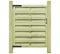 Portillon de Jardin, Portail de Jardin Porte de Clôture Portillon Bois de pin imprégné 100x125 cm Vert