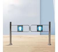 Portillon De Pivotant Pour Entrée De Supermarché, Porte De Sécurité Unidirectionnelle, Barrière De Fermeture Automatique, Pour Bibliothèque, Magasin, Scénique(2x1m/6.56x3.28ft)