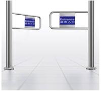 Portillon de sécurité à Ressort - Double Porte d'entrée/Sortie pour bibliothèques, magasins, centres commerciaux - À enfoncer Uniquement, 60 x 100 cm - Contrôle d'accès sécurisé et Durable