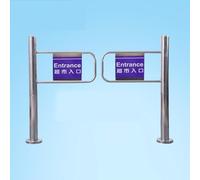 Portillon De Sécurité À Ressort, Ouverture À 90° Porte De Sécurité Unidirectionnelle, Barrière De Fermeture Automatique, Pour Entrepôt Et Bibliothèque(2x1m/6.56x3.28ft)