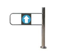 Portillon De Sécurité À Ressort Pour Entrée De Supermarché, Porte Unidirectionnelle À Fermeture Automatique, Barrière D'accès En Acier Inoxydable(Right,90x100cm/35.4x39.4in)