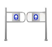 Portillon de sécurité Automatique à Ressort pour couloirs et entrées, 80 x 100 cm, Fermeture unidirectionnelle pour bibliothèques, magasins, centres commerciaux - Solution de Passage sécuris