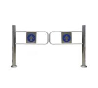 Portillon De Sécurité Pivotant Pour Entrée De Supermarché, Portail À Fermeture Automatique, Ouverture À 90° Porte Unidirectionnelle, Pour Magasin, Bibliothèque(2x1m/6.56x3.28ft)