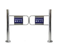 Portillon De Sécurité Pivotant Pour Entrée De Supermarché, Porte À Fermeture Automatique, Ouverture À 90° Barrière D'entrée, Pour Magasin, Bibliothèque(1.2x1m/3.94x3.28ft)