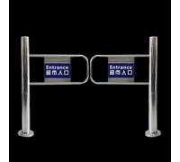 Portillon D'entrée De Supermarché, Ouverture À 90° Porte De Transfert Piétonne, Porte De Sécurité Unidirectionnelle À Fermeture Automatique, Pour Entrepôt, Magasin(1.9x1m/6.23x3.28ft)