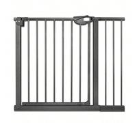 Portillon d'escalier portail de protection blanc/noir portail sans perçage escalier orientable des deux côtés portail automatique pour animaux de compagnie 75-85 cm 85-95 cm 95-105 cm 105-115 cm Avant