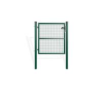 Casanoov Portillon Grillage OLGA 1x1 m Vert Mousse - Portillon Jardin avec Poteaux Ronds Inclus - Acier Galvanisé - Solide Résistant Intempéries Anti-Corrosion - Kit Complet 87x100 cm