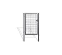 Portillon grillagé - Casanoov - OLGA - 1m H.156cm - Gris - Acier