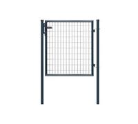 Portillon grillagé Eco garden l.105 x H.100 cm, gris