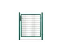 Portillon grillagé en acier galvanisé maille 100 x 50 L 1m x H 1m00 Vert