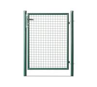 Portillon grillagé en acier galvanisé maille 50 x 50 passage L 1m x H1m20 Vert