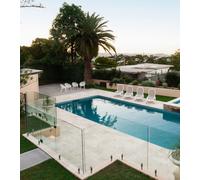 Portillon P125 en 10 mm trempé bords polis de 900 x 1100