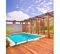 Portillon P90 en 8 mm trempé bords polis de 800 x 1100