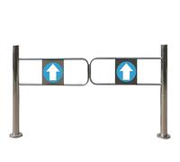 Portillon Pivotant Industriel en Métal pour Entrepôt,Dimensions Disponibles,Matériau en Acier Inoxydable,pour Sécurité D'entrée De Supermarché 180 * 100cm