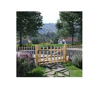 Portillon simple - vidaXL - Bois de noisetier - 100x60 cm - Ajouré - Manuel Beige G