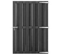 Portillon - VIDAXL - 49085 - WPC - 100x150 cm - Gris - Battant
