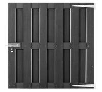Portillon WPC 100x100 cm Gris-AIM