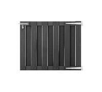 vidaXL Portillon WPC 100x80 cm Gris