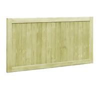 Portillons de jardin - VIDAXL - 2 pcs - Bois de pin imprégné - 150x75 cm - Vert