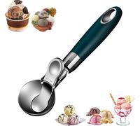 Portionneuse à glace en acier inoxydable, cuillère à glace portionneuse, antidérapante
