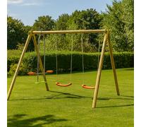 Portique 2,30 m natura berry - 4 enfants bois TU