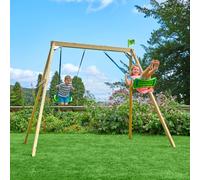TP Toys – Portique en bois Forest – 2 balançoires