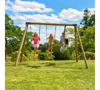 TP Toys Portique ANÉMONE SHERWOOD 2 balançoires vis-à-vis Bois FSC H190cm kit d'ancrage