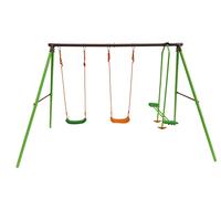 Habitat et Jardin – Portique acier Leo – 1,96 m – 3 agrès