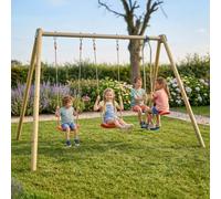 Balançoire double avec face à face - techwood harmonie blou bleu TU